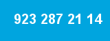923 287 21 14 923 287 21 14